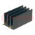Heatsink: extruded; grilled; TO220; black; L: 30mm; W: 16mm; H: 16mm