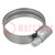 Worm gear clamp; W: 12mm; Clamping: 25÷40mm; DD; W2; DIN 3017