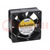 Fan: DC; axial; 24VDC; 60x60x25mm; 31.8m3/h; 28dBA; ball bearing