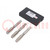 Tap; high speed steel grounded HSS-G; M12; 1.75; 75mm; 7mm; 3pcs.