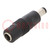 Adapter; Plug: straight; Input: 5,5/2/,11; Out: 5,5/2,1/9,5