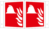 Modellbeispiel: Winkelschild Mittel und Geräte zur Brandbekämpfung (Art. 15.a5195)