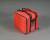Isoliertaschen , Pizza - Transporttaschen , 50 x 50 x 30 cm, rot