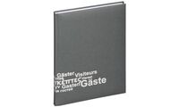 PAGNA Gästebuch Europa, (B)195 x (H)255 mm, 192 Blatt, grau (63091810)