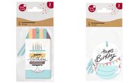 SUSY CARD Anhängerkarte "Happy Eco B-day Cake" (40054247)