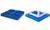 cartrend Caravan-Basisplatten für Stützböcke, blau, 4er Set (11580749)