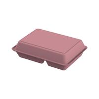 Artikelbild Meal box "ToGo" XL, 3 sections, sophisticated red