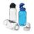 Drinking bottle Carve "Junior" 500 ml, transparent-blue/standard-blue PP