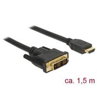 DELOCK Kabel DVI 18+1 -> HDMI-A St/St 1.50m