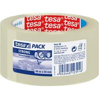 tesapack Strong 66m 50mm transparent -Packband-