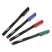 Hama CD/DVD Marker, set of 4 pieces, black-red-blue-green marqueur