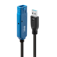 Lindy 43158 USB Kabel 8 m USB 3.2 Gen 1 (3.1 Gen 1) USB A Schwarz