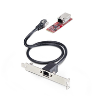 StarTech.com 1-Port 2.5GbE M.2 2280 Netwerkkaart, Multi-Gigabit Ethernet Adapter (2.5G/1G/100M/10M), NBASE-T (802.3bz) NIC, M.2 B+M Key, PCIe Ethernet Kaart, Voor SFF/Desktop PCs