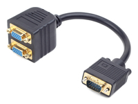 Gembird CC-VGAX2-20CM VGA kabel 0,2 m VGA (D-Sub) 2 x VGA (D-Sub) Zwart