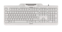 CHERRY KC 1000 SC tastiera USB AZERTY Belga Bianco