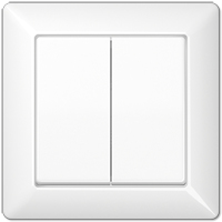 JUNG AS 590-5 WW Lichtschalter Duroplast Weiß