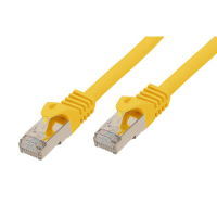 S-Conn Cat. 7 S/FTP 10 m kabel sieciowy Żółty Cat7 S/FTP (S-STP)