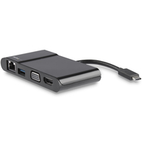 StarTech.com USB-C Multiport Adapter - USB-C Travel Dock met 4K HDMI of 1080p VGA - Gigabit Ethernet - 5Gbps USB-A 3.0 - USB-C A/V Adapter Converter - Discontinued - Vervangen d...