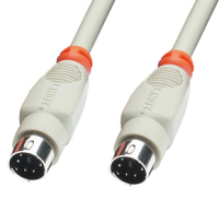 Lindy PS/2 cable, 2m PS/2 kábel 10 M Szürke