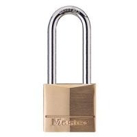 MASTER LOCK 40mm wide solid brass body padlock with 51mm long shackle