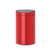 Brabantia 114960 Mülleimer 40 l Rechteckig Kunststoff Rot