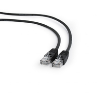Gembird PP12-1M/BK kabel sieciowy Czarny Cat5e U/UTP (UTP)