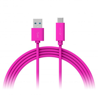 XLayer 214350 USB Kabel 1 m USB 3.2 Gen 1 (3.1 Gen 1) USB A USB C Pink