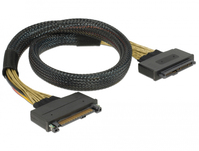 DeLOCK 85738 Serial Attached SCSI (SAS)-Kabel 0,5 m 4 Gbit/s Schwarz