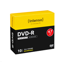 Intenso DVD-R 4.7GB, Printable, 16x 4,7 GB 10 szt.