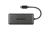 Transcend HUB5C USB 3.2 Gen 2 (3.1 Gen 2) Type-C Fekete