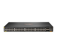Aruba 6300F 48-port 1GbE Class 4 PoE & 4-port SFP56 Vezérelt L3 Gigabit Ethernet (10/100/1000) Ethernet-áramellátás (PoE) támogatása 1U Szürke