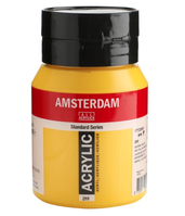 Amsterdam Standard Acrylfarbe 500 ml Gelb Flasche