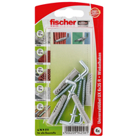 Fischer 94258 4 stuk(s) Schroef- & muurplugset 35 mm