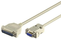 Microconnect IBM029-2 Serien-Kabel Grau 1,8 m DB25 DB9