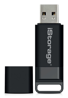 iStorage IS-FL-DBT-256-16 USB flash meghajtó 16 GB USB A típus 3.2 Gen 1 (3.1 Gen 1) Fekete