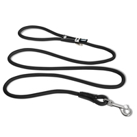 Curli Stretch Comfort Leash 1,8 m Schwarz Nylon Hund Standardleine