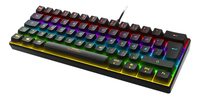 Deltaco GAM-075-DE teclado USB QWERTZ Alemán Negro