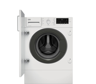 Beko b100 WTIK84121 Integrated 8kg 1400rpm Washing Machine with Quick Programme