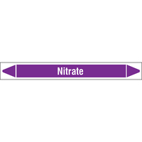 Brady NITRATE 355X37RL-T1-LL-P21 selbstklebendes Etikett Rechteck Permanent Violett, Weiß
