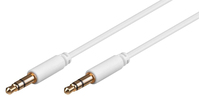 Microconnect AUDLL05W audio cable 0.5 m 3.5mm White