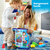 MEGA BLOKS - Sac de Construction Bleu 60 Pièces - First Builders