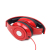 Gembird MHS-DTW-R fejhallgató és headset Vezetékes Fejpánt Hívás/zene Vörös