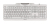 CHERRY KC 1000 SC klawiatura USB AZERTY Belgijski Biały