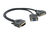 Kramer Electronics 99-9494921 Videokabel-Adapter 0,3 m DVI-I DVI-D + VGA (D-Sub) Schwarz