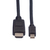 ROLINE 11.04.5791 adaptador de cable de vídeo 2 m Mini DisplayPort Negro