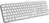 Logitech MX Keys S tastiera Universale RF senza fili + Bluetooth QWERTZ Svizzere Alluminio, Bianco