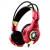 E-blue EHS903 headphones/headset słuchawki z mikrofonem Opaska na głowę Czarny, Złoto, Czerwony