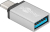 Goobay 56620 tussenstuk voor kabels USB C USB A Zilver