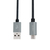 LogiLink CU0134 USB kábel USB 2.0 2 M USB A Micro-USB B Fekete, Szürke