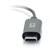 C2G 54426 Handykabel Schwarz 0,09 m USB-C 3,5 mm